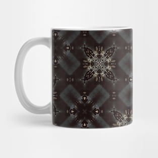 Black and White Plus and Snowflake - WelshDesignsTP002 Mug